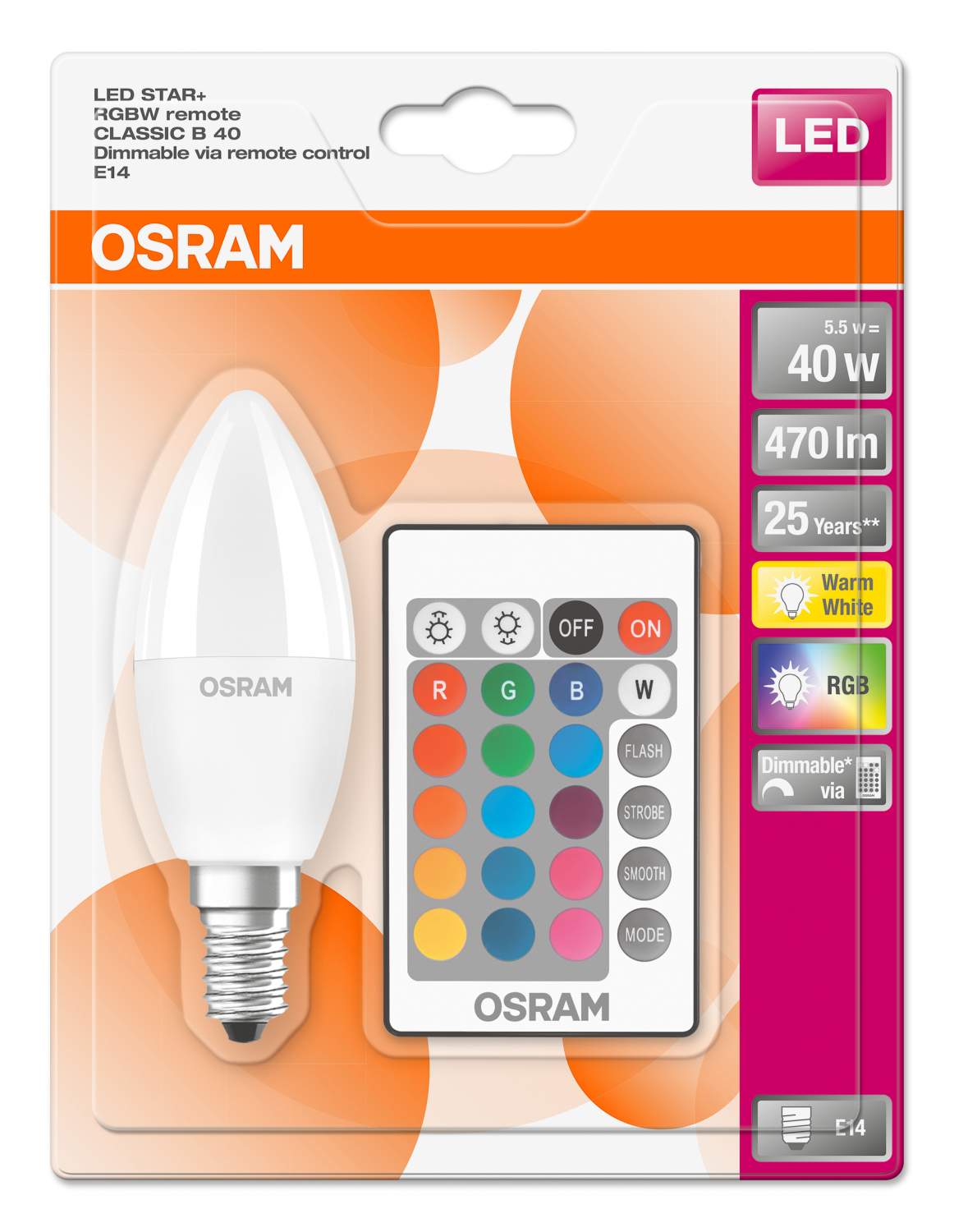 osram led star classic b40 e14