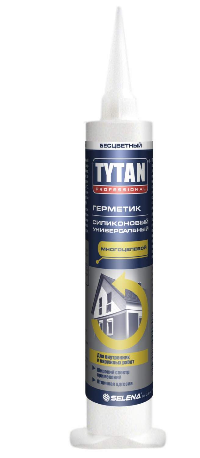 Герметик силиконовый прозрачный tytan