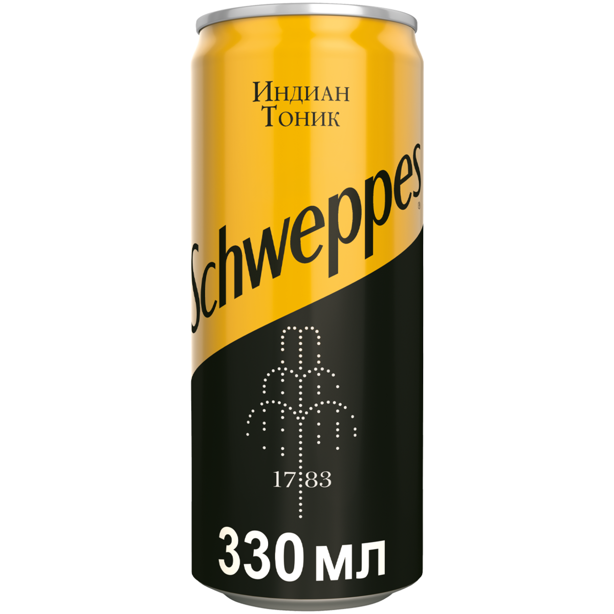 Купить напиток газированный Schweppes Индиан Тоник 0,33 л, цены на  Мегамаркет | Артикул: 100025761509