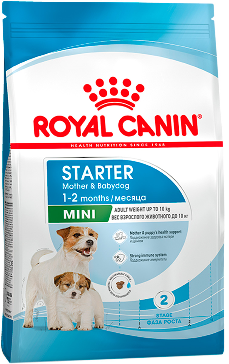 Сухой корм для щенков ROYAL CANIN Mini Starter Mother & Babydog, птица, 1кг  - отзывы покупателей на маркетплейсе Мегамаркет | Артикул  товара:100001278294