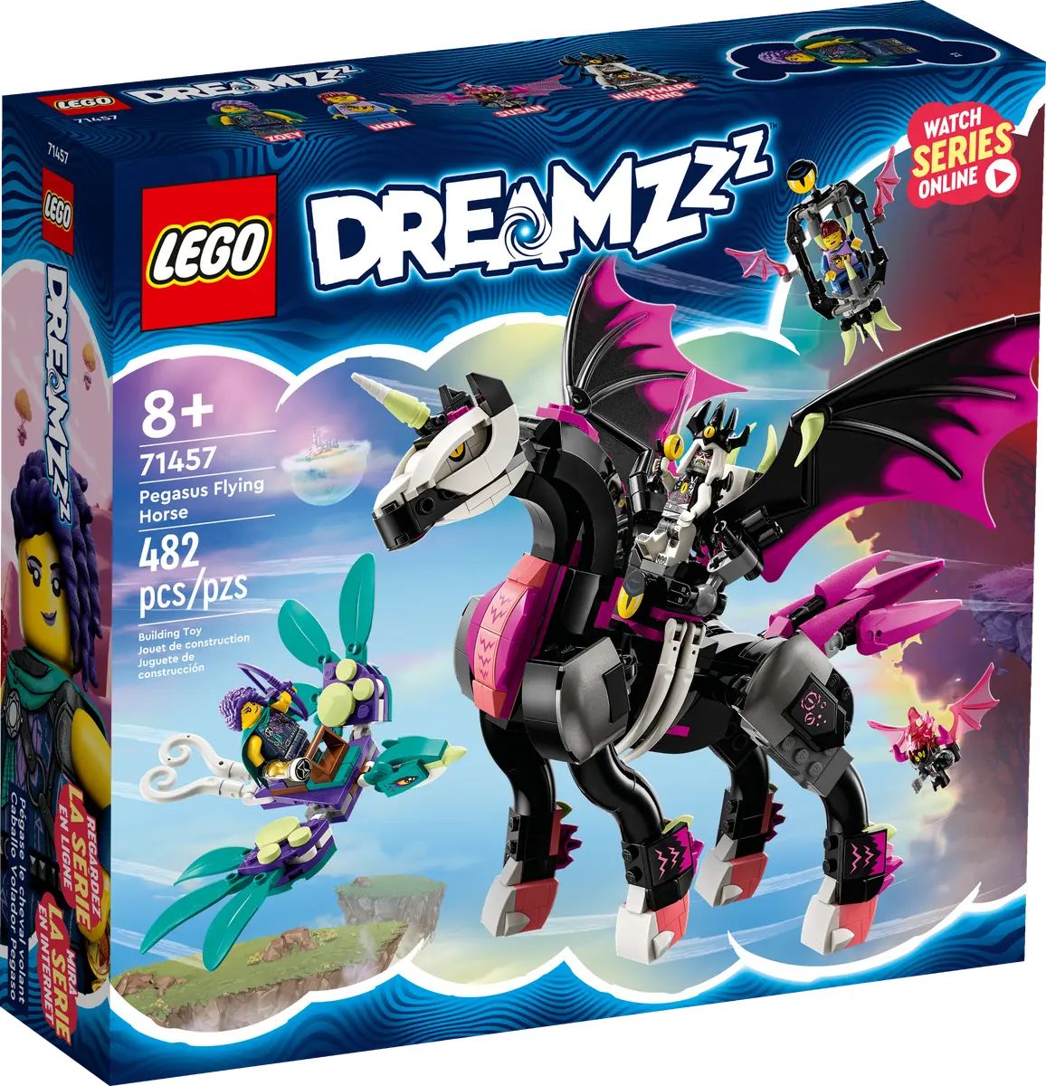 Отзывы о конструктор LEGO DREAMZzz Летающий конь Пегас 71457 - отзывы  покупателей на Мегамаркет | конструкторы LEGO - 100056403523