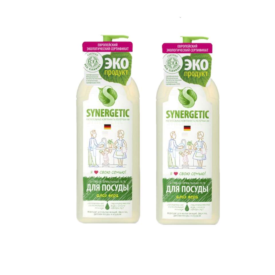 Какие продукты есть в линейке synergetic. 103053synergetic ср-во дпосуды и кух.инв.0,5л алоэ(флиптоп)14.