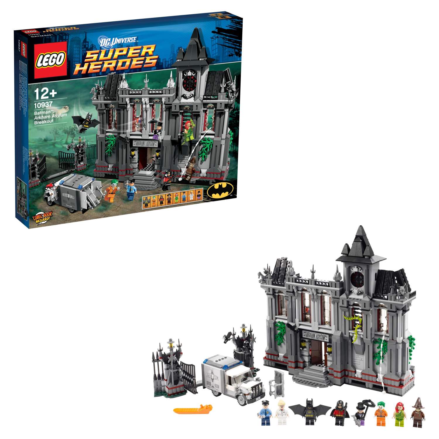 Конструктор LEGO DC Comics Super Heroes Бэтмен: Побег из Аркхэм Эсайлум  (10937) - купить в Москве, цены на Мегамаркет | 100000093482