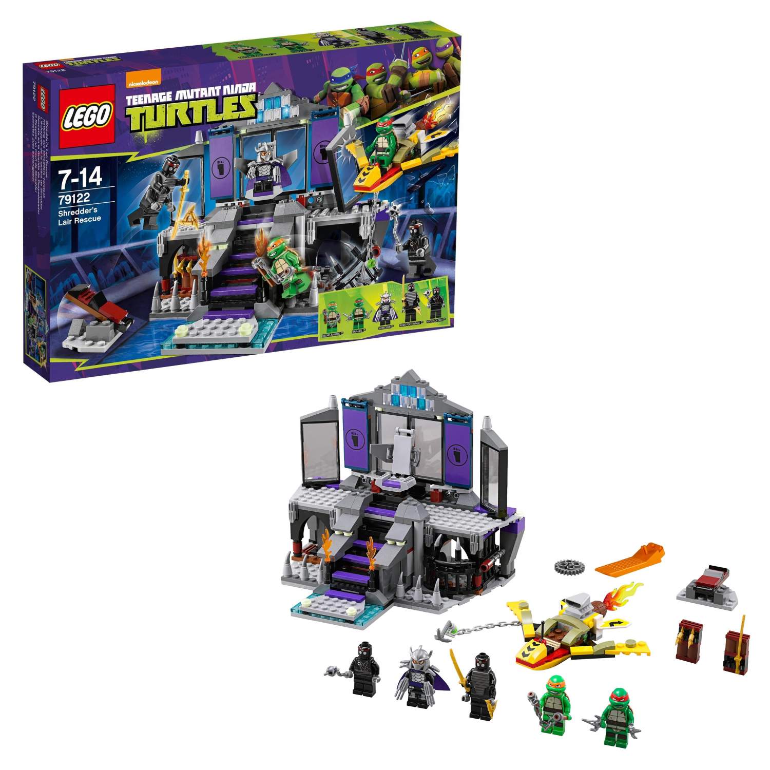 Конструктор LEGO Ninja Turtles Спасение из логова Шреддера (79122) – купить  в Москве, цены в интернет-магазинах на Мегамаркет