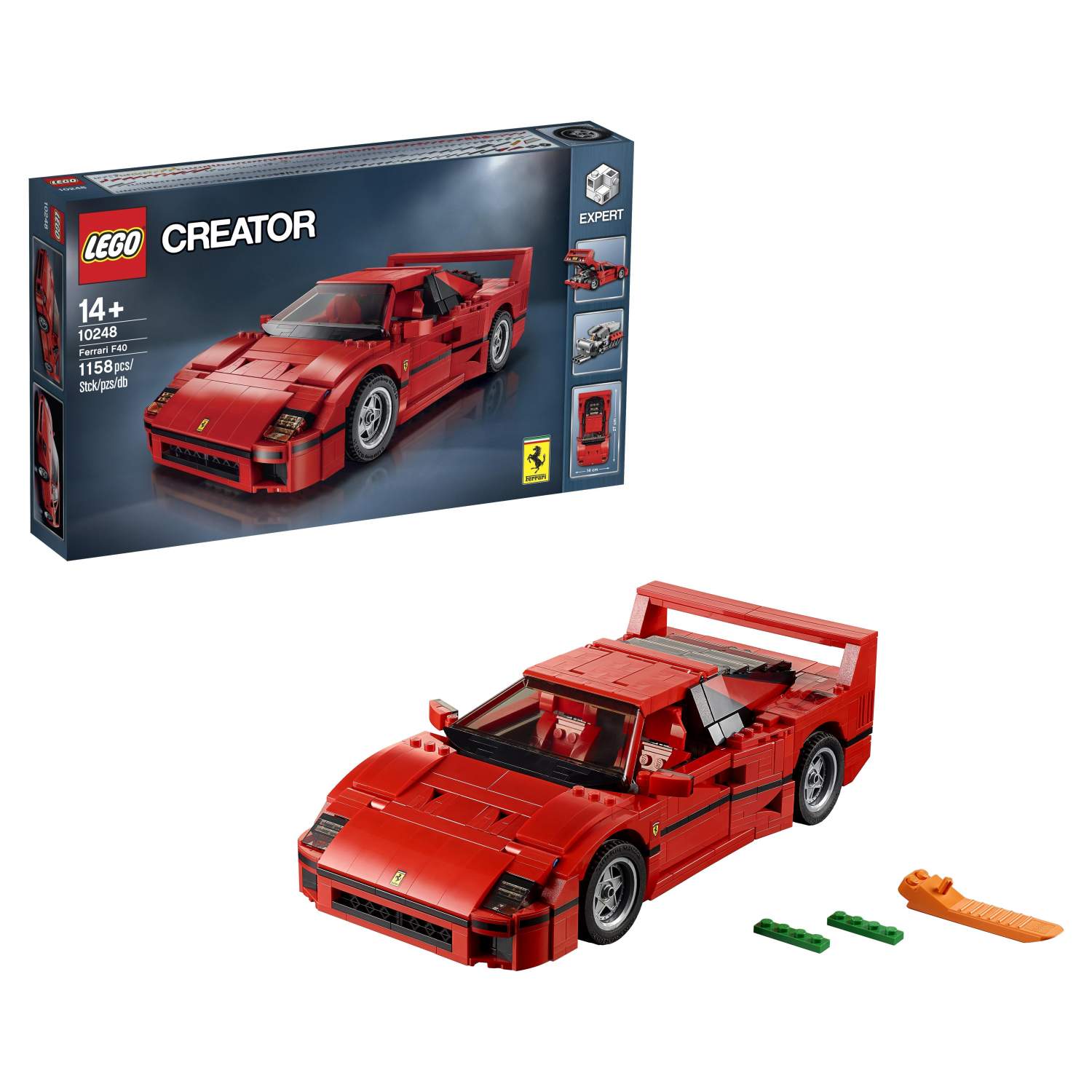 Конструктор LEGO Creator Expert Ferrari F40 (10248) - отзывы покупателей на  Мегамаркет