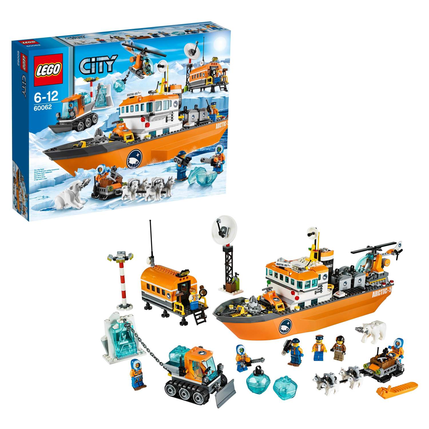 Lego city 2025 60062 arctic icebreaker