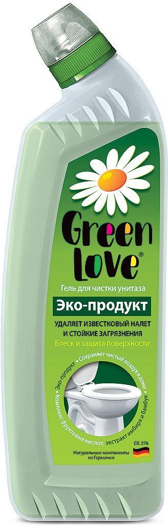 Green love гель для чистки унитазов 750 г