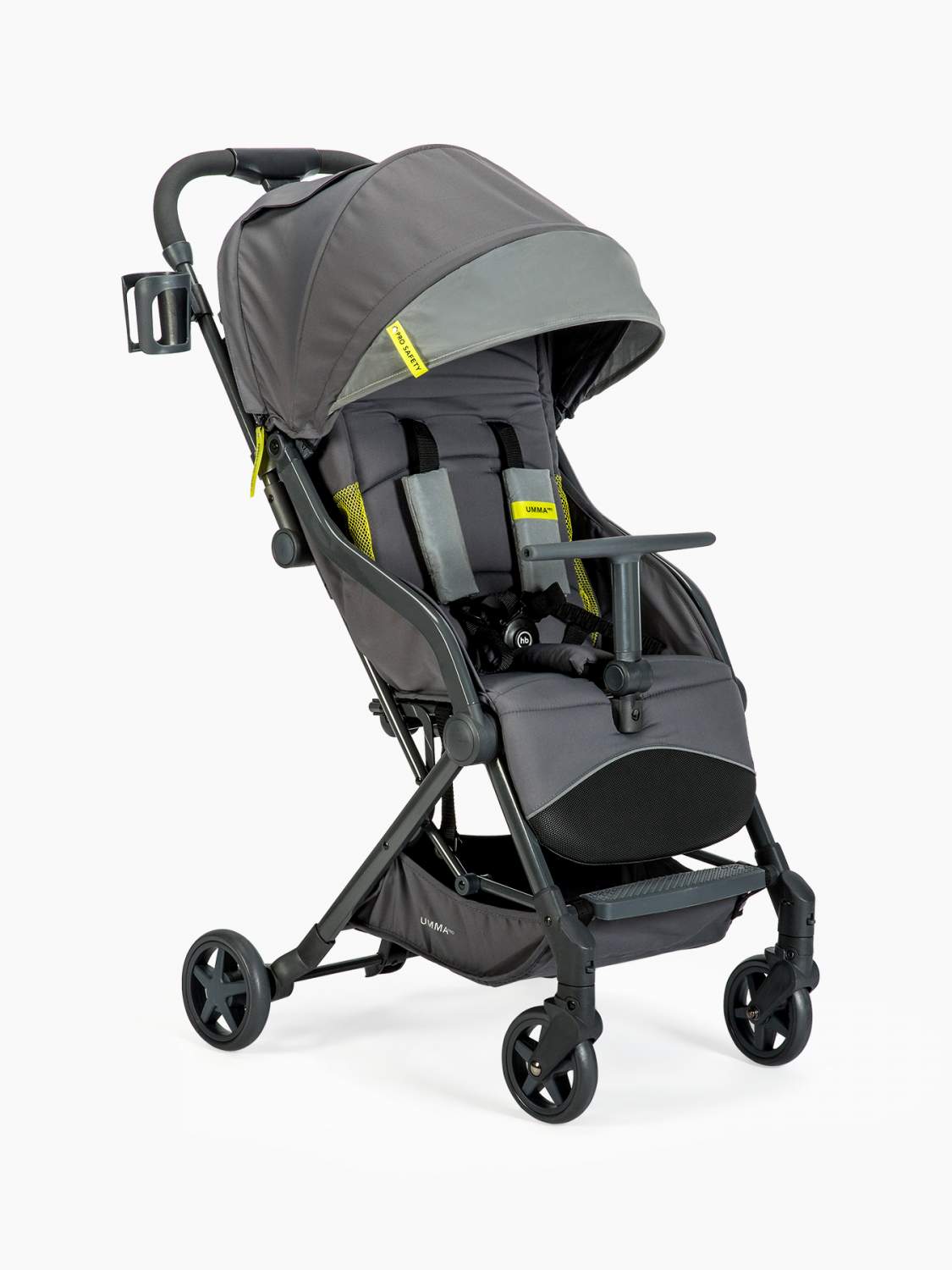 Купить коляска прогулочная Happy Baby Umma Pro graphite, цены на Мегамаркет  | Артикул: 600001914202