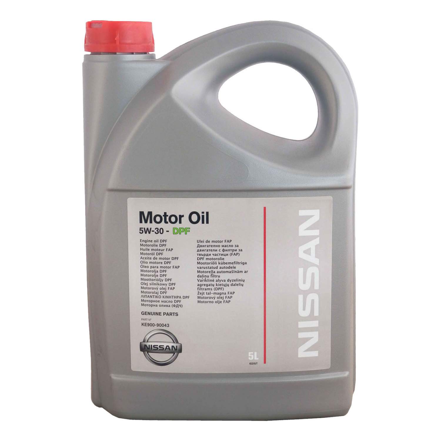 Моторное масло NISSAN Motor Oil SAE 5W-30 DPF (5л) - отзывы покупателей на  Мегамаркет | 100001149045