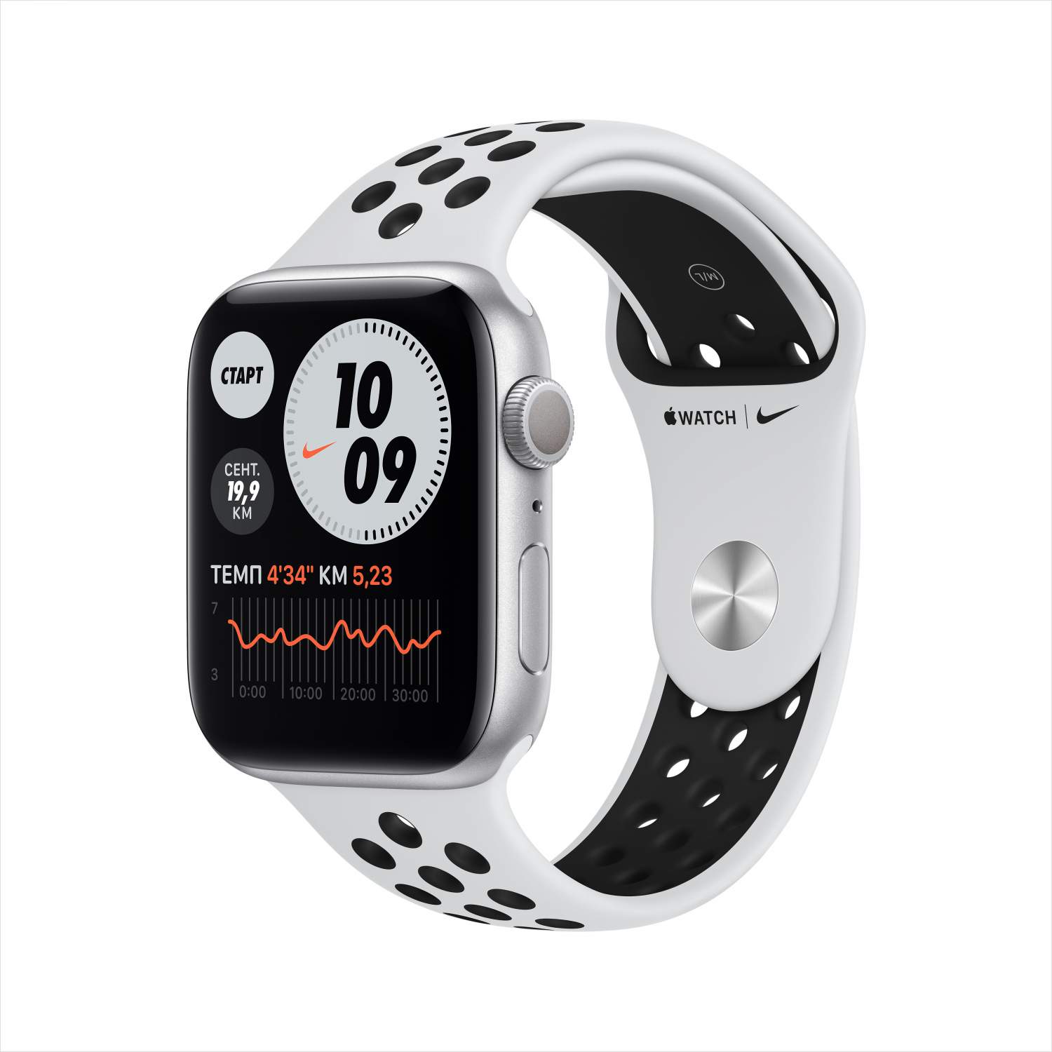 Смарт-часы Apple Watch Nike Series 6 44mm Silver, Platin/Black Nike Sport  Band (MG293RU/A) - отзывы покупателей на маркетплейсе Мегамаркет | Артикул:  100027259575