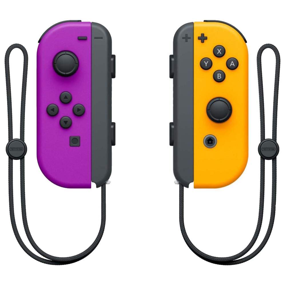 Геймпад Nintendo Joy-Con для Nintendo Switch Neon Purple/Neon Orange  (HAC-A-JAPAA) - отзывы покупателей на маркетплейсе Мегамаркет | Артикул:  100025550434