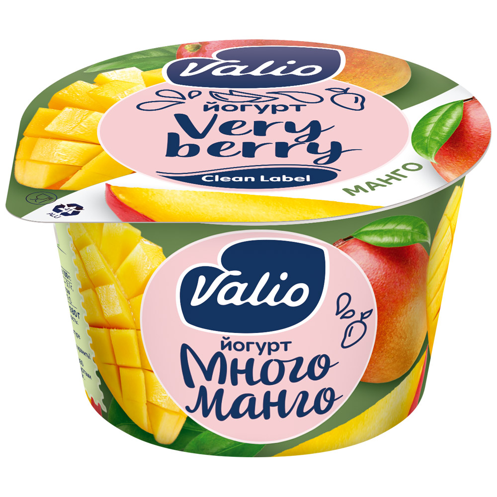 <b>Йогурт</b> Valio <b>манго</b> 2.6% 180 г - маркетплейс Мегамаркет.