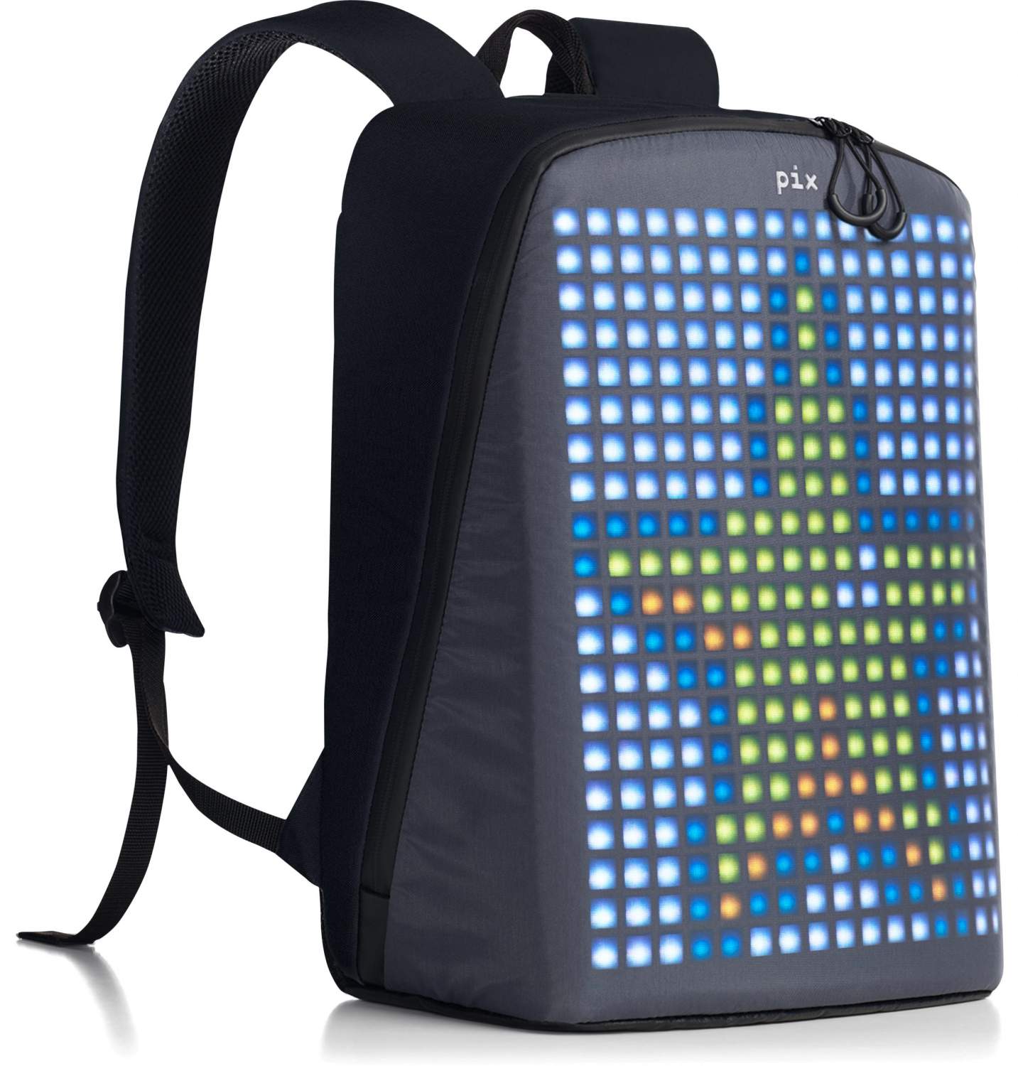 Цифровой рюкзак с led экраном Pix Backpack 418390 чёрный – купить в Москве,  цены в интернет-магазинах на Мегамаркет