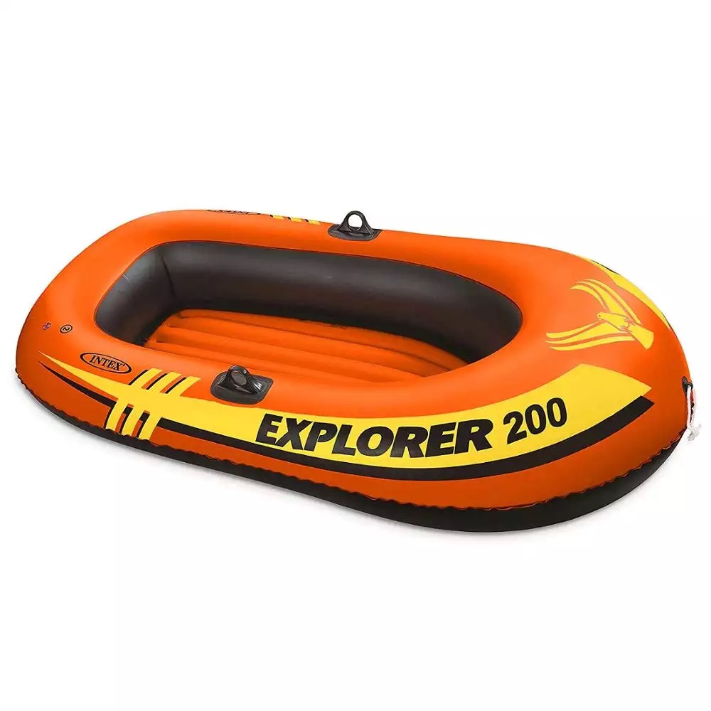 Лодка Intex Explorer 200 1,85 x 0,94 м orange - отзывы покупателей на  Мегамаркет | 100024507657