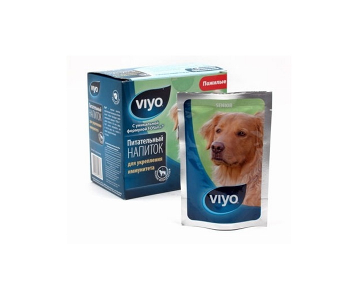 Купить напиток пребиотический для укрепления иммунитета для пожилых собак  Viyo, 30 мл, цены на Мегамаркет | Артикул: 100023035734