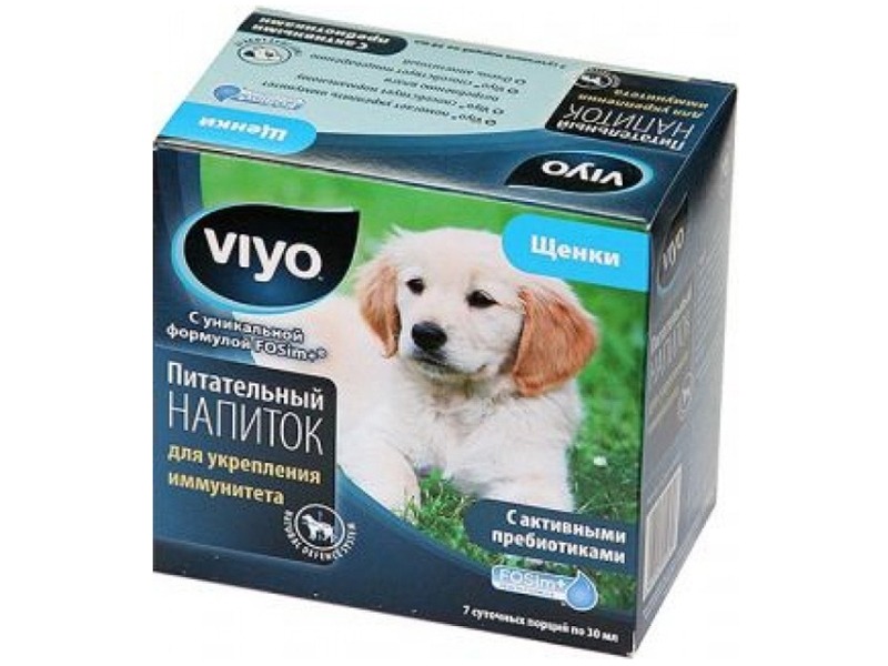 Напиток пребиотический для укрепления иммунитета щенков Viyo Reinforces Dog  Puppy, 30 мл - характеристики и описание на Мегамаркет