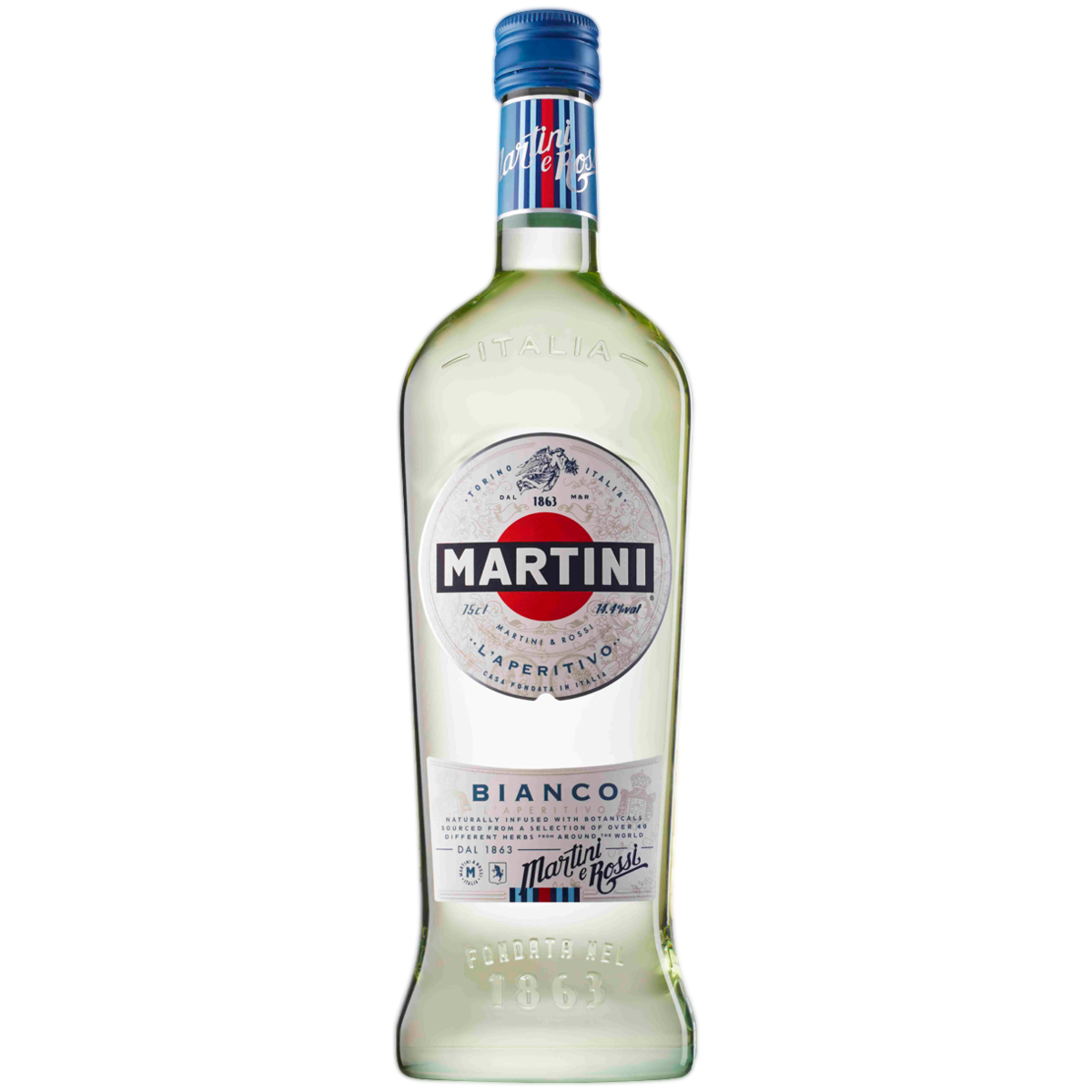 Вермут Martini Bianco, сладкий, 15 %, 1000 мл - купить, цены на Мегамаркет