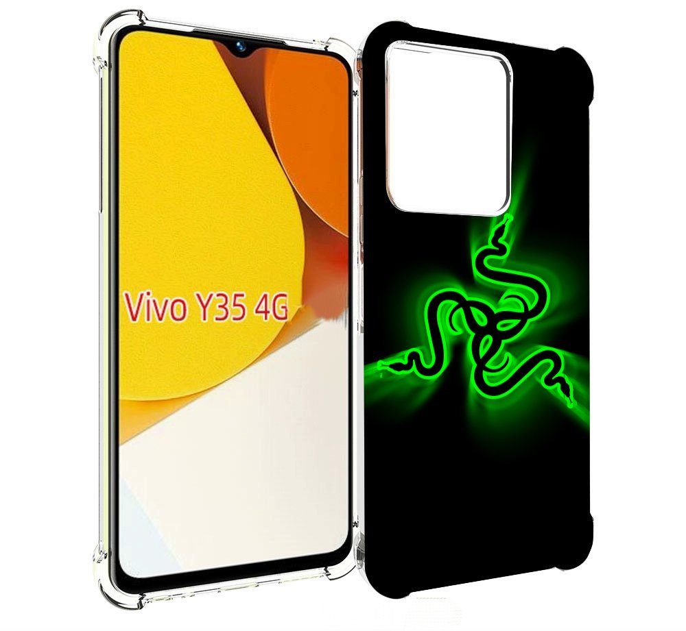 Чехол MyPads Razer для Vivo Y35 4G 2022 / Vivo Y22, купить в Москве, цены в  интернет-магазинах на Мегамаркет