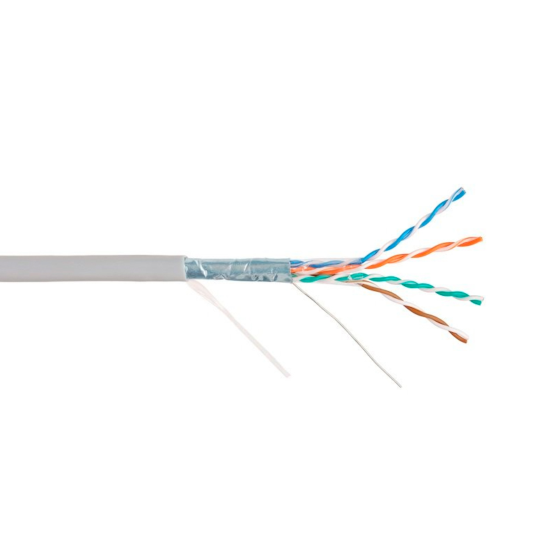 24awg cca. Hyperline uftp4-c6-s23-in-LSZH-GY-500 (500 М). Molex Powercat, u/FTP, 4 пар, кат. 6a, awg23, LSZH. Экранирование витой пар STP ftp4. NKL 9200