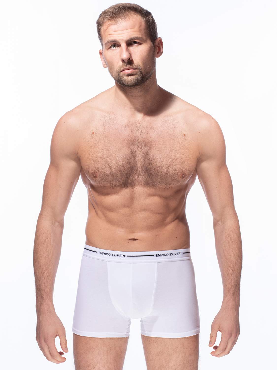 Трусы мужские Enrico Coveri EB 1000 boxer белые XXL - описание и