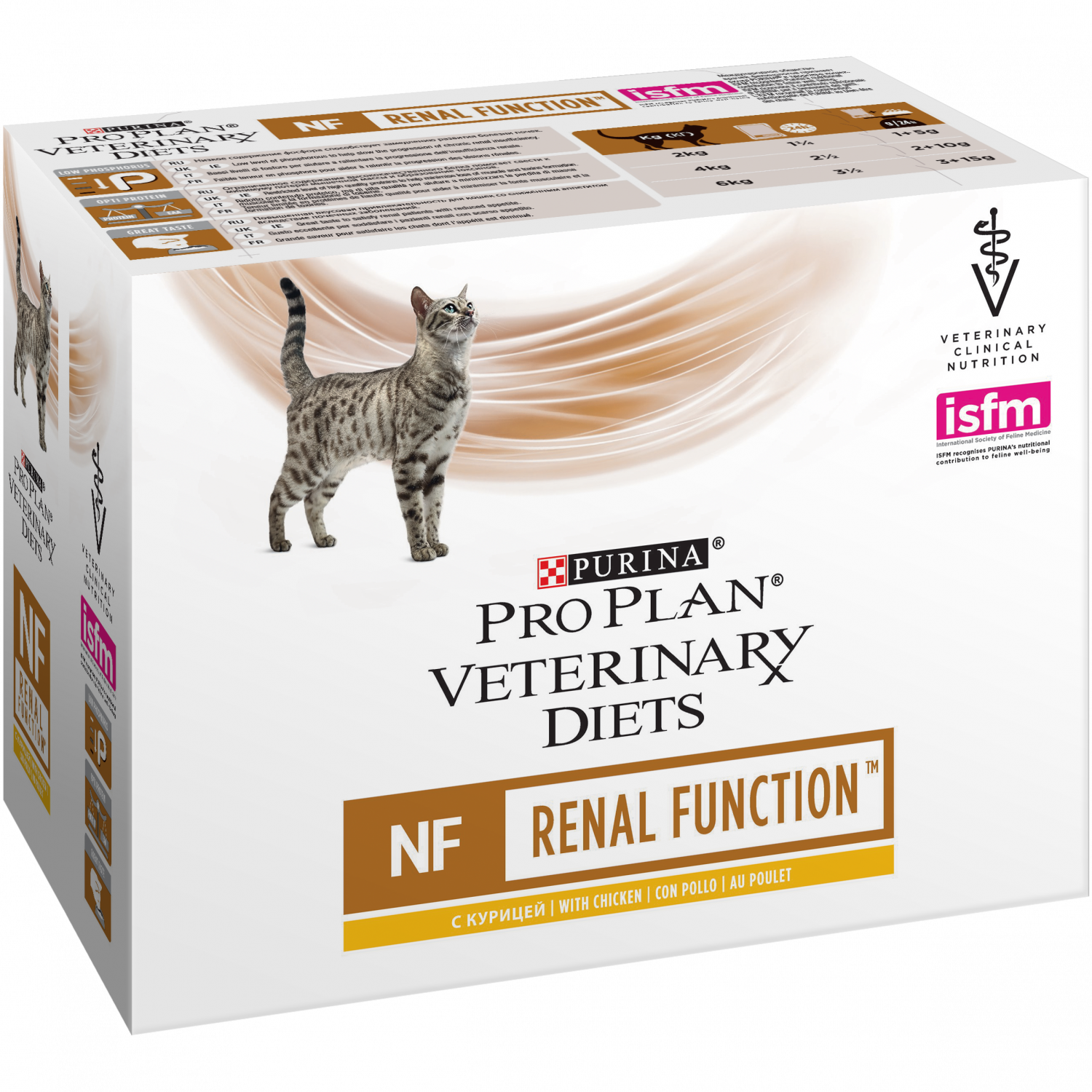 Влажный корм для кошек Pro Plan Veterinary Diets NF Renal Function, курица,  10шт по 85г - отзывы покупателей на маркетплейсе Мегамаркет | Артикул  товара:100001277963