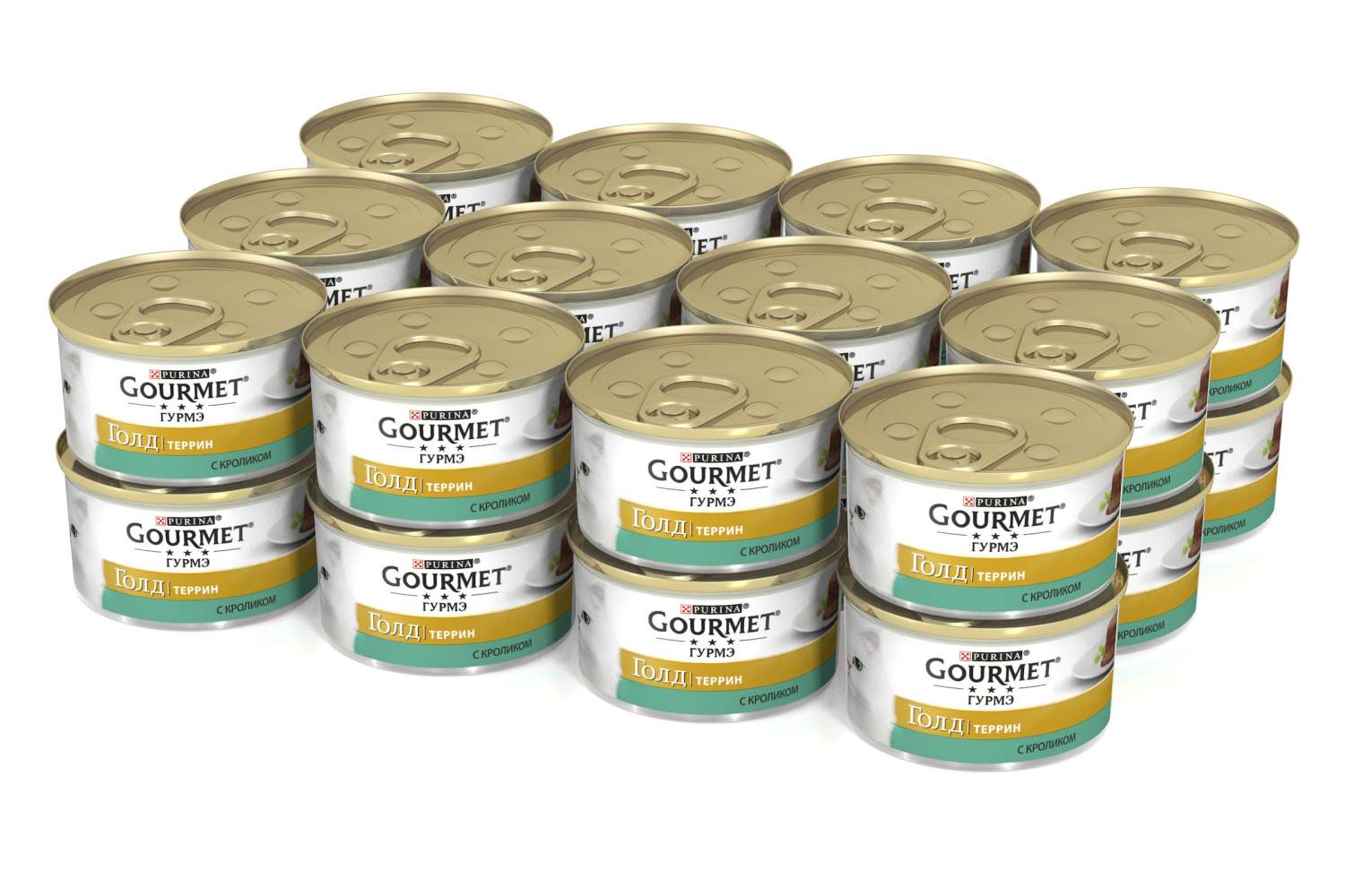 Консервы для кошек Gourmet Gold Террин, с кроликом по-французски в паштете,  24шт по 85г - отзывы покупателей на маркетплейсе Мегамаркет | Артикул  товара:100001277806