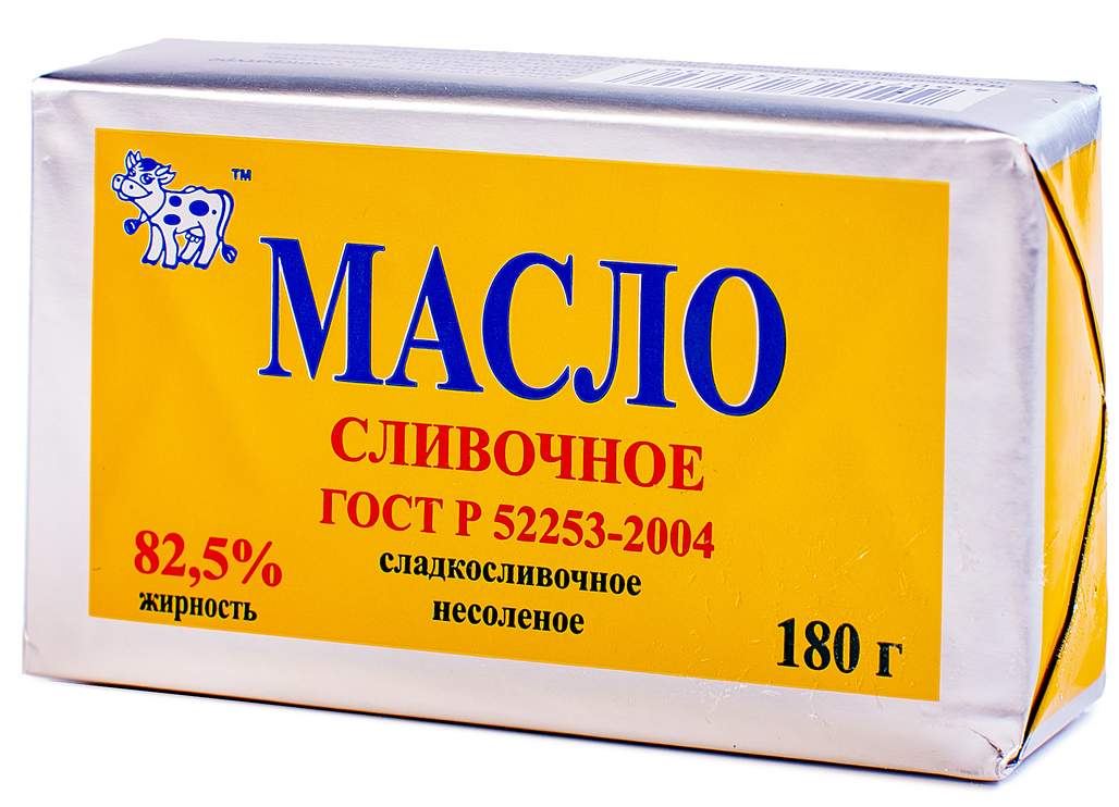 Масло жирность 82 5