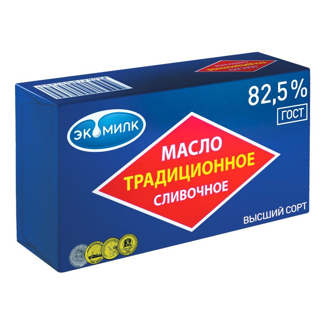 Купить сливочное масло Экомилк Традиционное 82,5% 380 г, цены на Мегамаркет  | Артикул: 100032414787