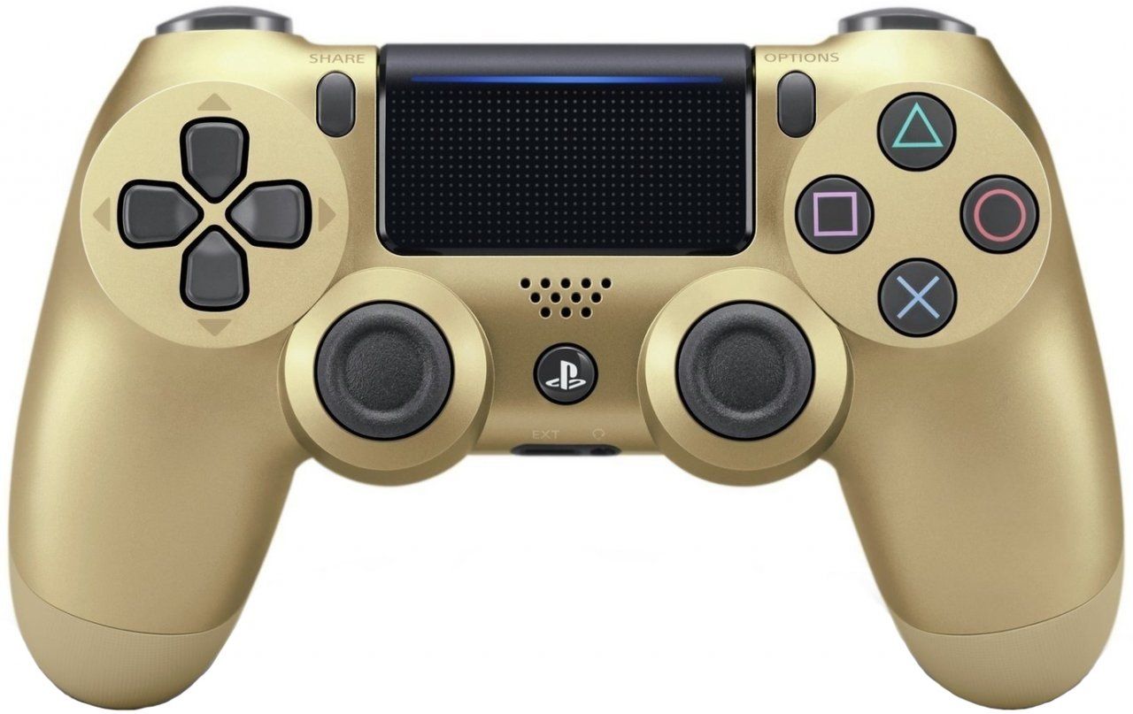 Геймпад беспроводной Sony DualShock 4 (v2) Gold (Золотой) Оригинал (PS4)  (OEM), купить в Москве, цены в интернет-магазинах на Мегамаркет