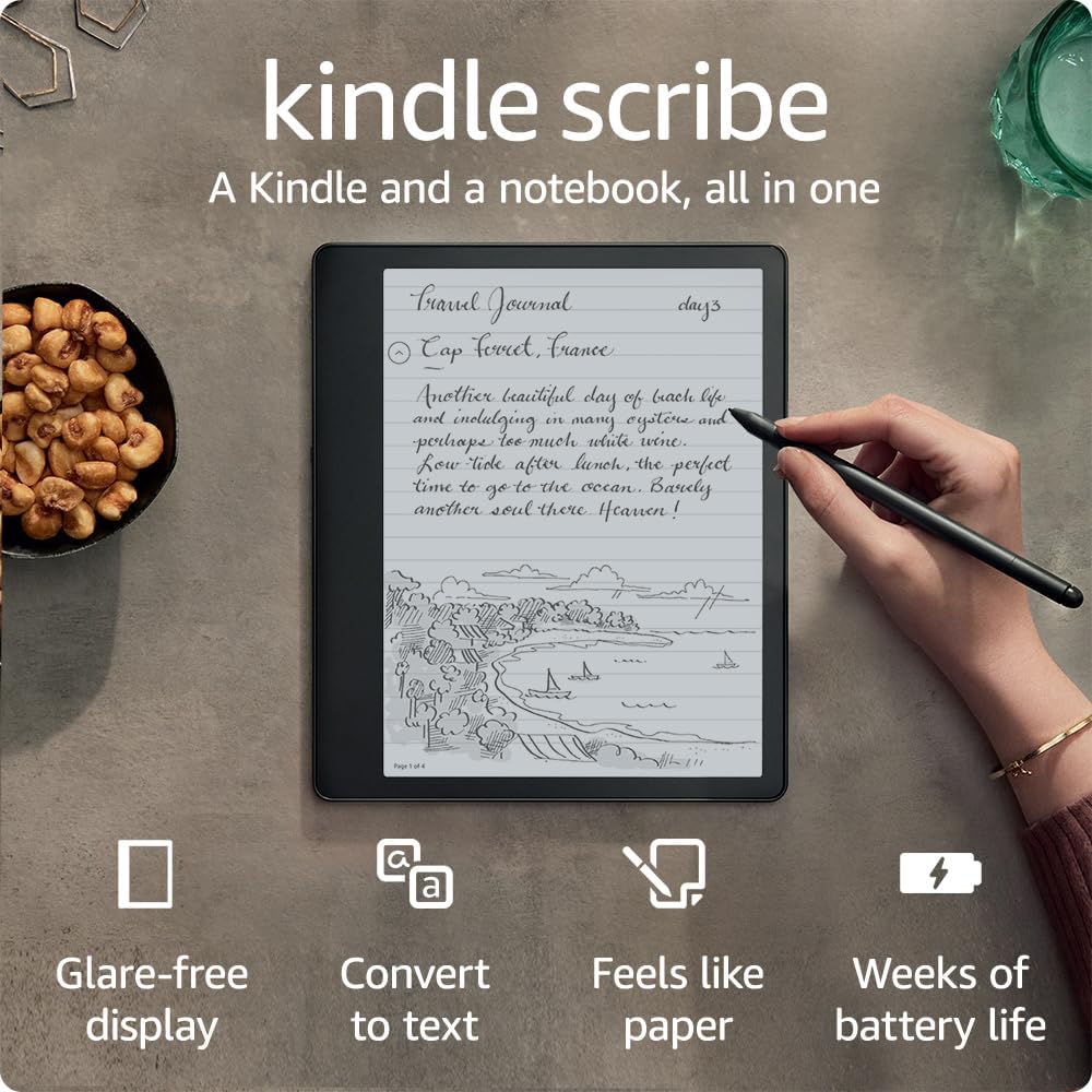 Электронная книга Amazon Kindle Scribe 32Gb Premium Pen черный