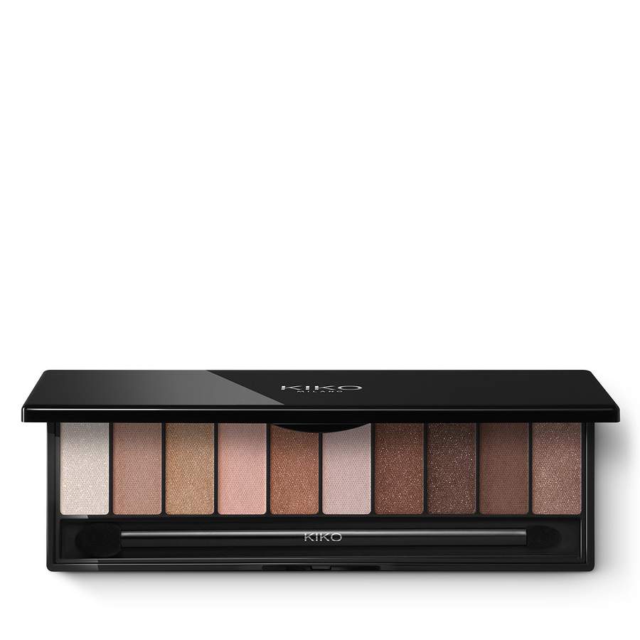 Купить тени Kiko Milano Soft nude eyeshadow palette 02 Warm Tones, цены на  Мегамаркет | Артикул: 100036868507