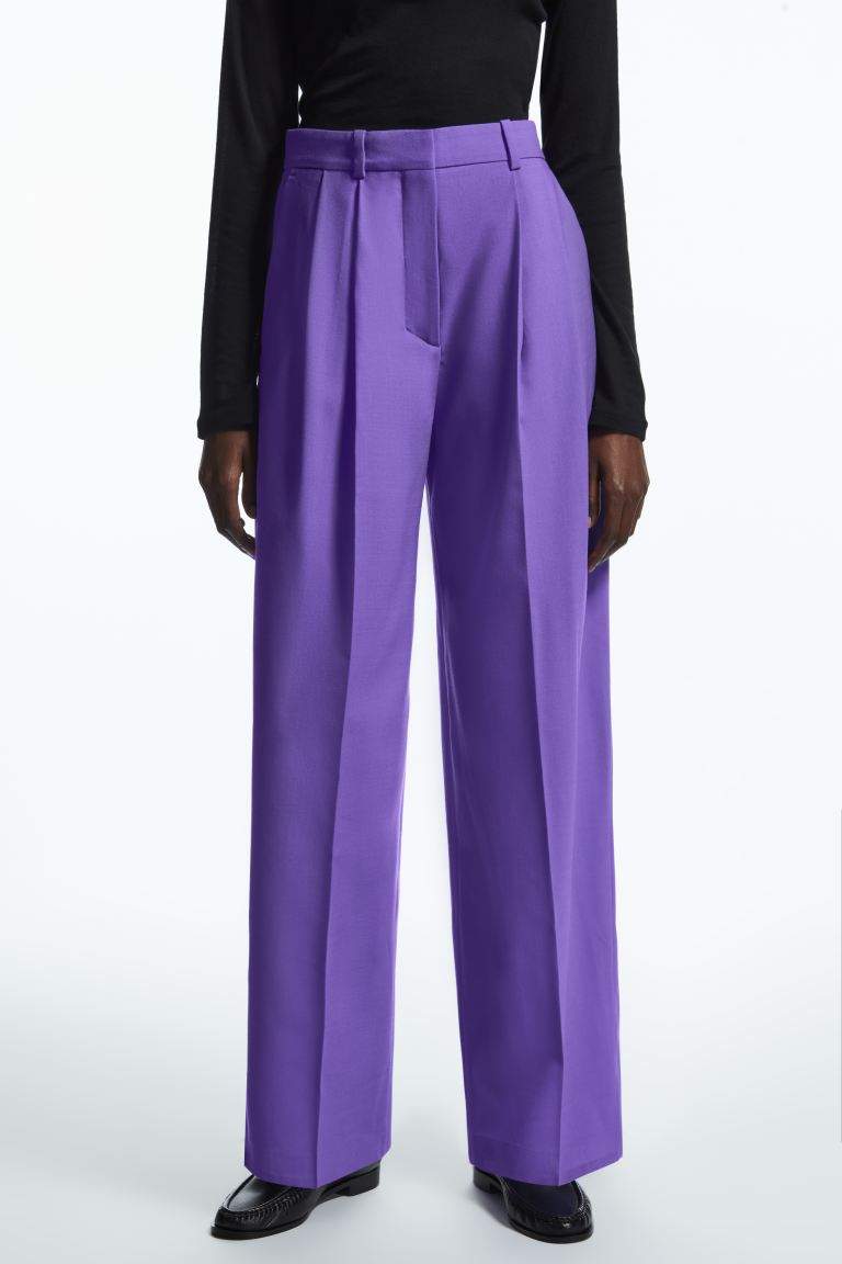 фиолетовые брюки женские