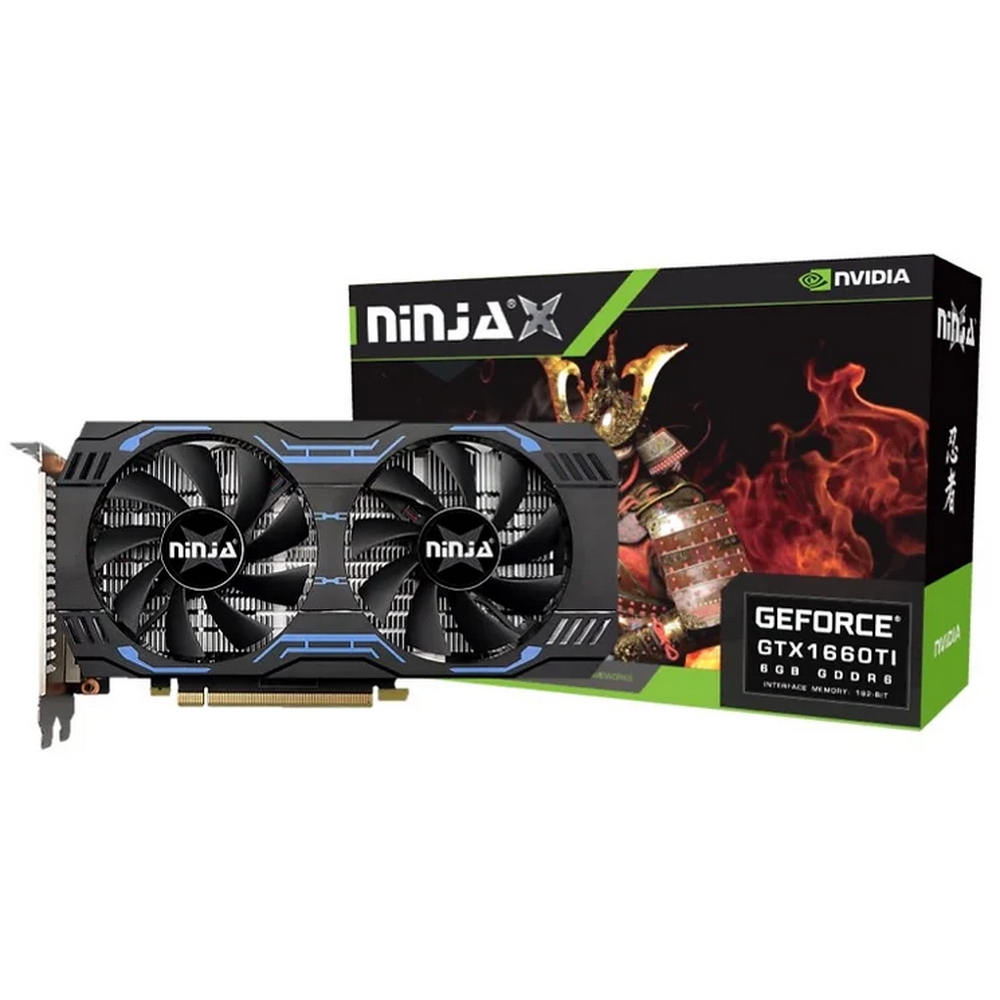 Видеокарта Ninja GTX1660Ti 6GB PCIE 1536SP 192BIT GDDR6 DVI/HDMI/DP -  отзывы покупателей на Мегамаркет