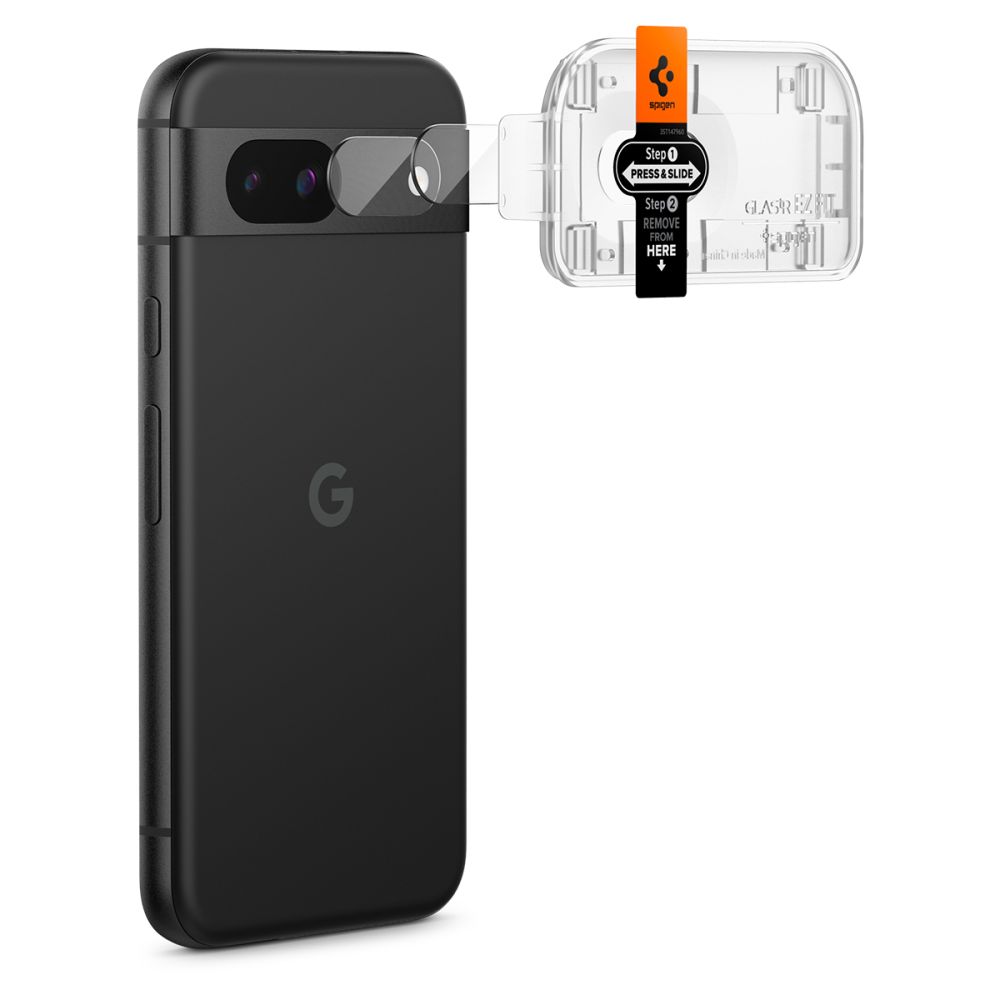 Защитное стекло на камеру Spigen для Google Pixel 8A, 2 штуки , прозрачное,  AGL07465, купить в Москве, цены в интернет-магазинах на Мегамаркет