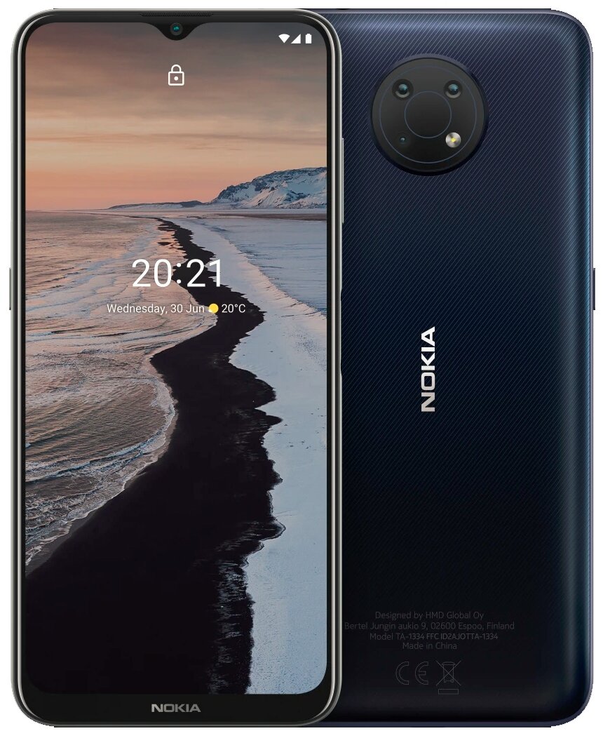 Смартфон Nokia G10 DS 3/32GB (TA-1334) BLUE - отзывы покупателей на  маркетплейсе Мегамаркет | Артикул: 600003793150