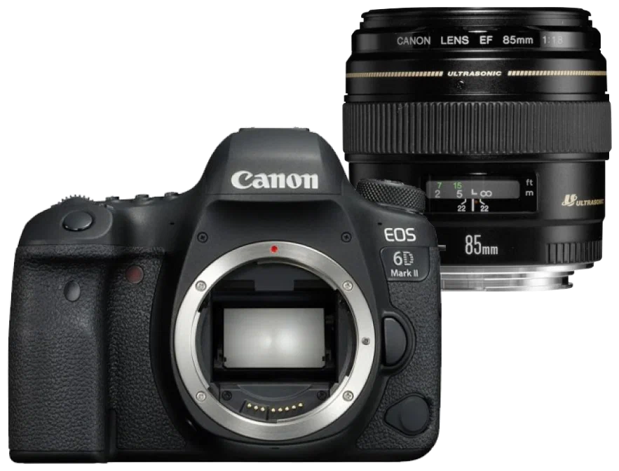 Фотоаппарат Canon Eos 6D mark ii KIT 85MM 1.8, купить в Москве