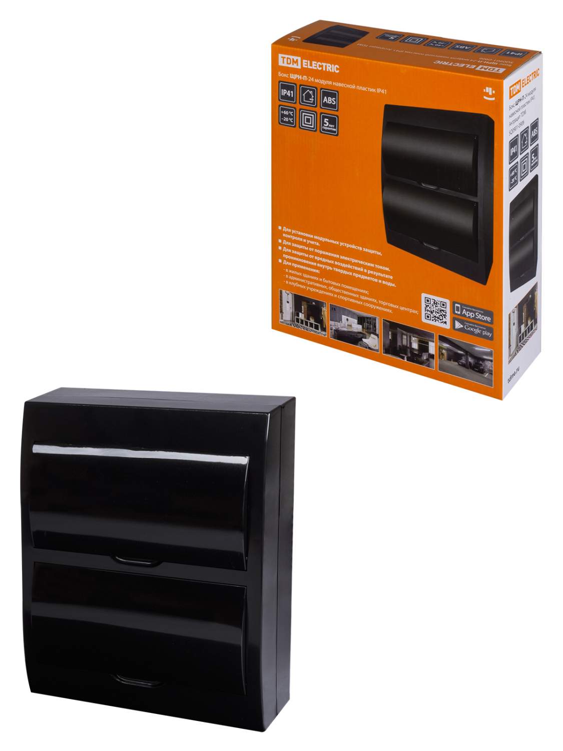 Бокс TDM ELECTRIC ЩРН-П-24 IP41 Антрацит SQ0901-0906 купить в интернет ...