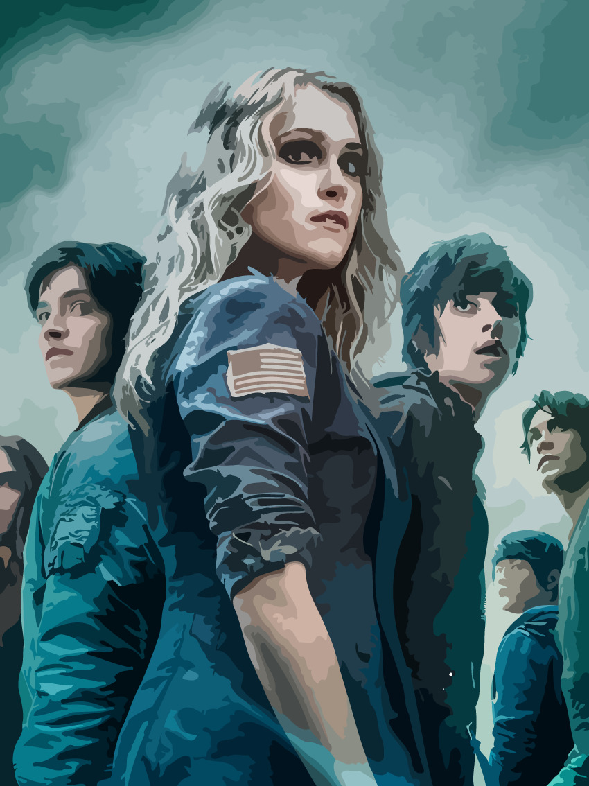 the 100 show cast - Ilustrasi 3