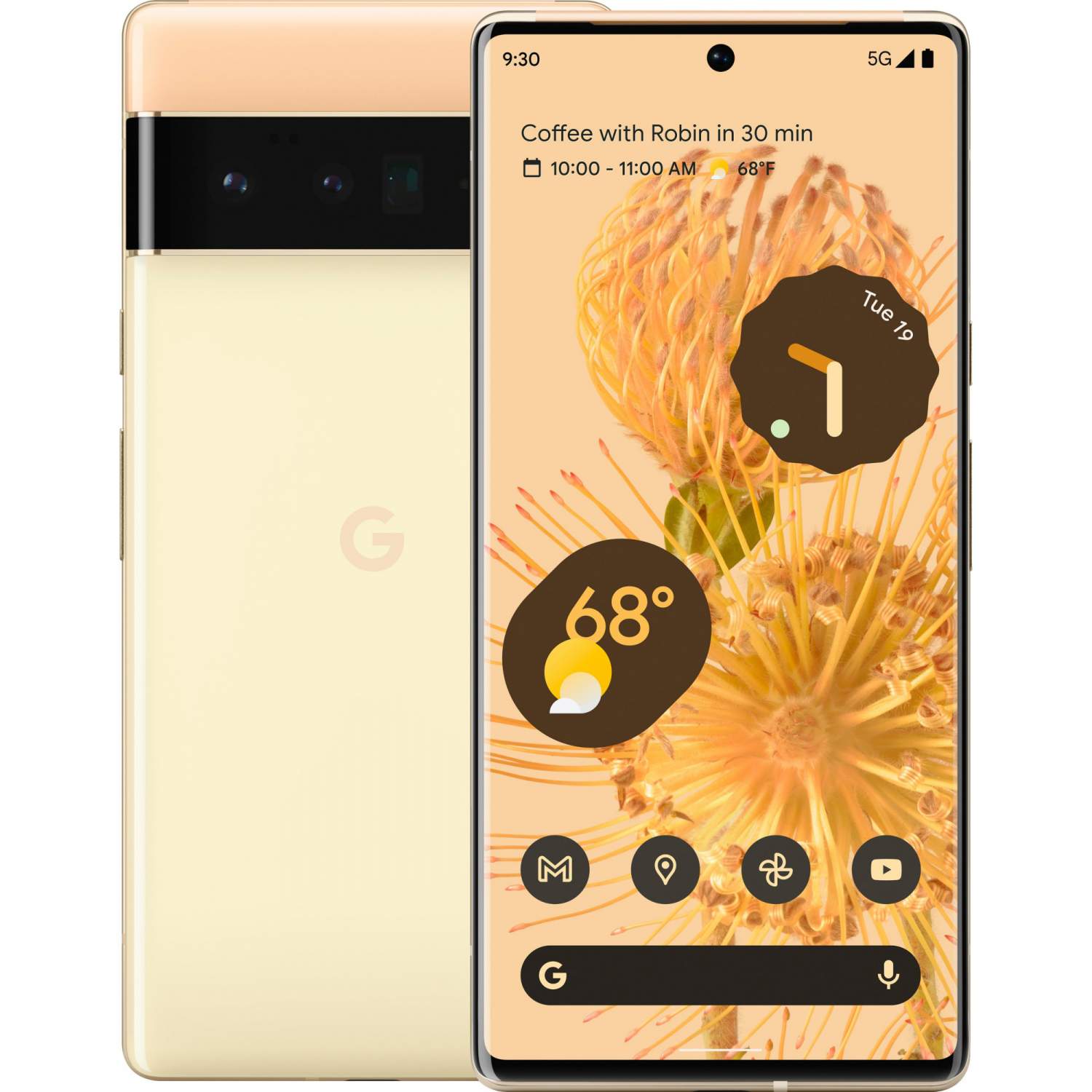 Смартфон Google Pixel 6 Pro 12/128GB Sorta Sunny (US) – купить в Москве,  цены в интернет-магазинах на Мегамаркет