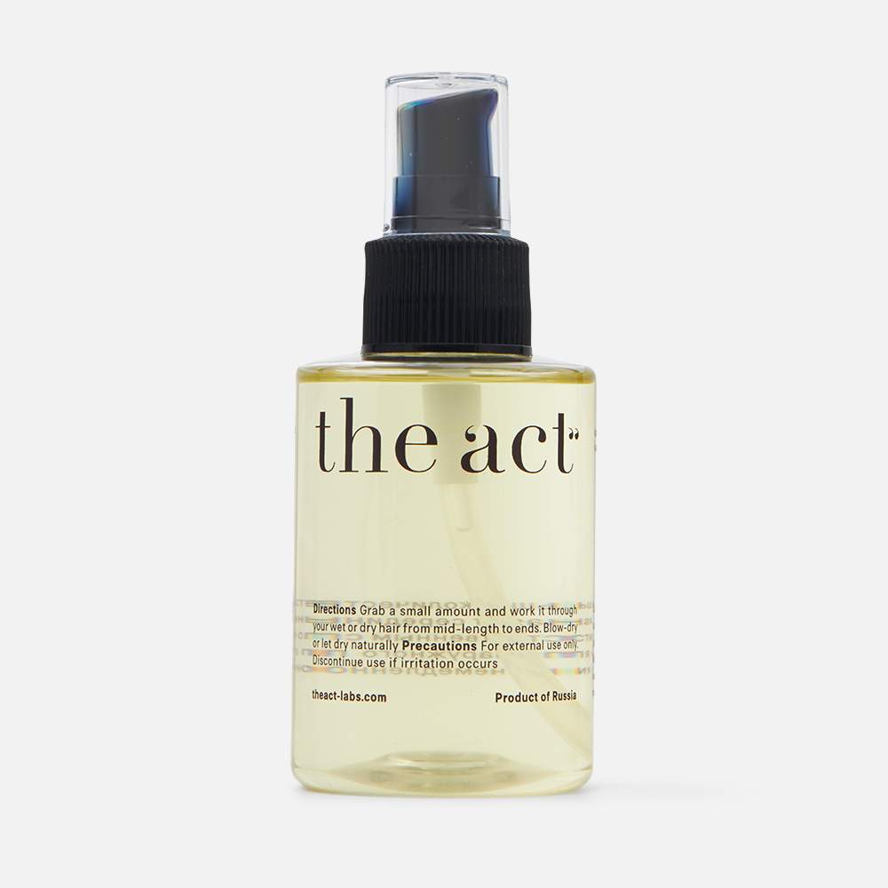 Масло для волос The Act Hair Oil Serum восстанавливающее 100 мл - отзывы  покупателей на Мегамаркет | маски для волос