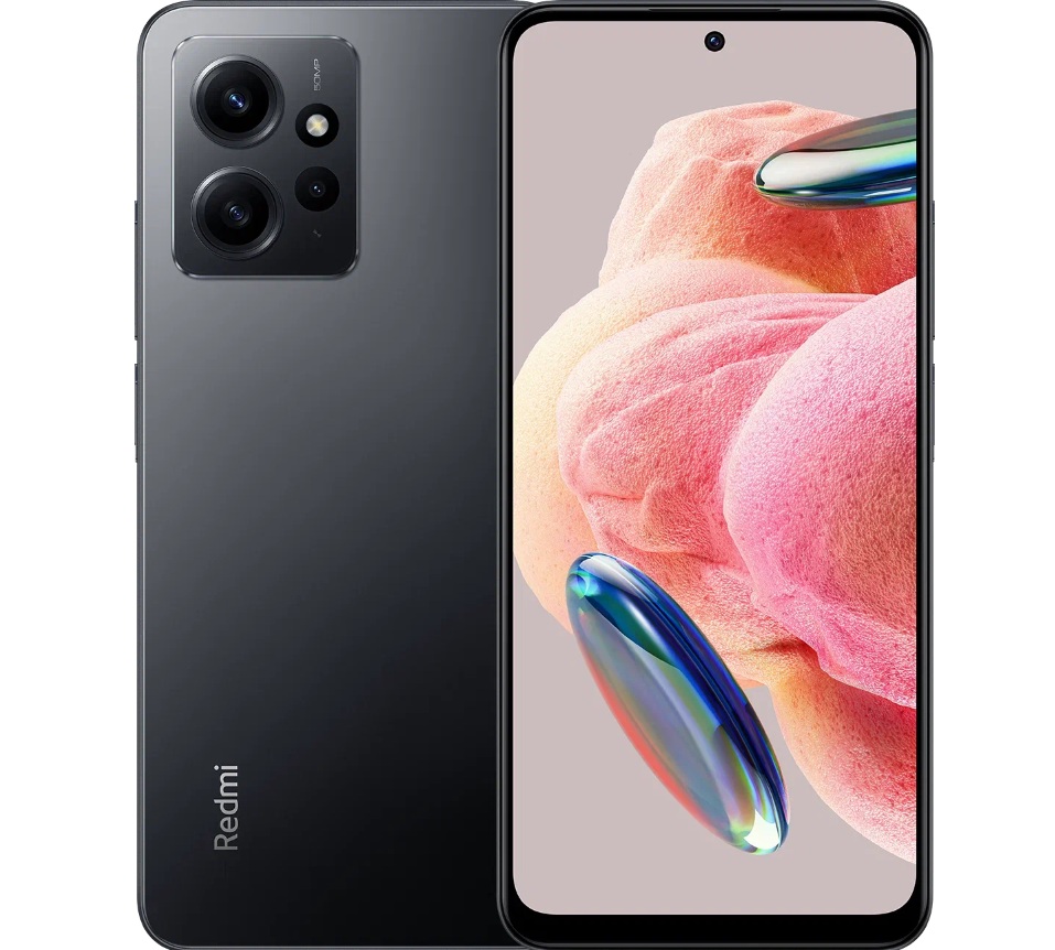 Смартфон Xiaomi Redmi Note 12 4G 4/128GB Onyx Gray (171) RU, купить в  Москве, цены в интернет-магазинах на Мегамаркет