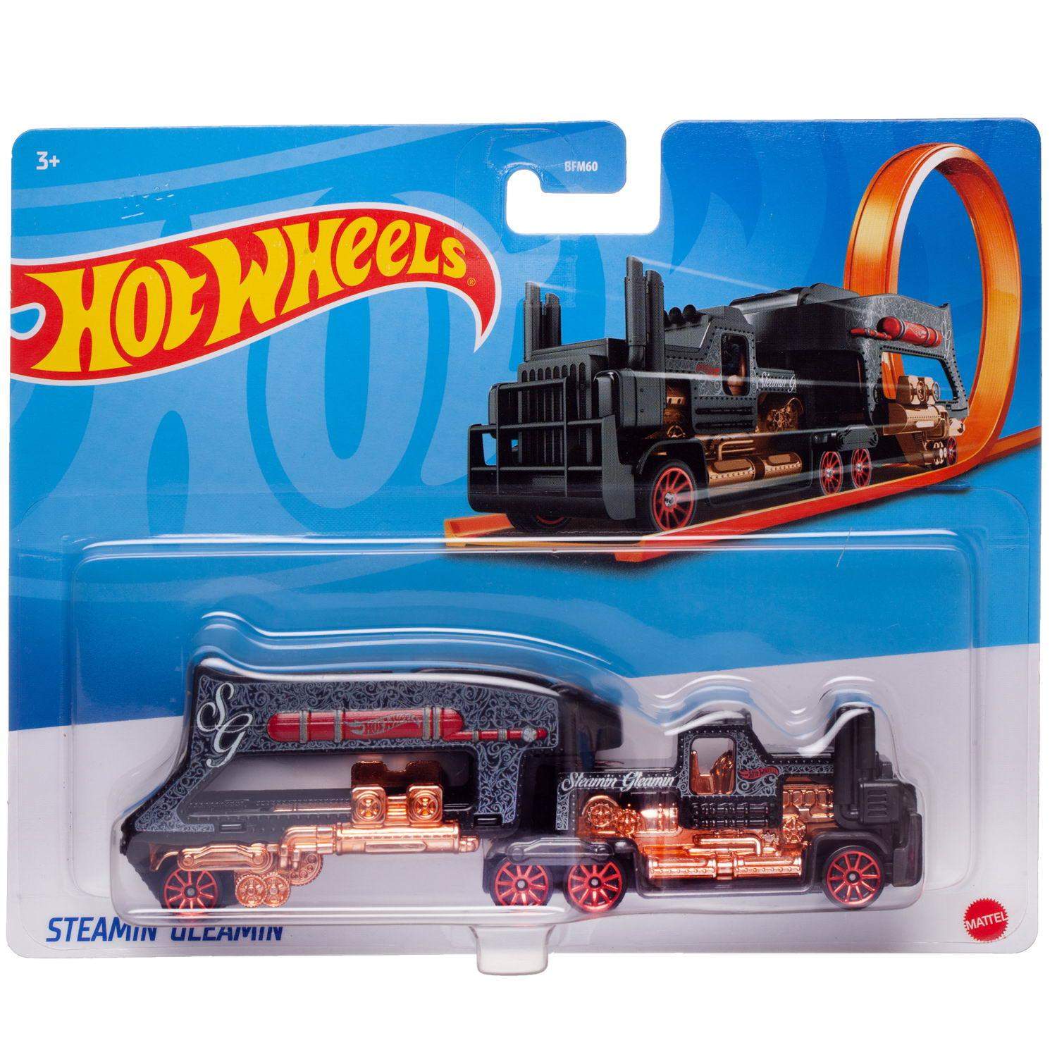 Машинка Mattel Hot Wheels Трейлер с прицепом №5 - отзывы покупателей на  Мегамаркет