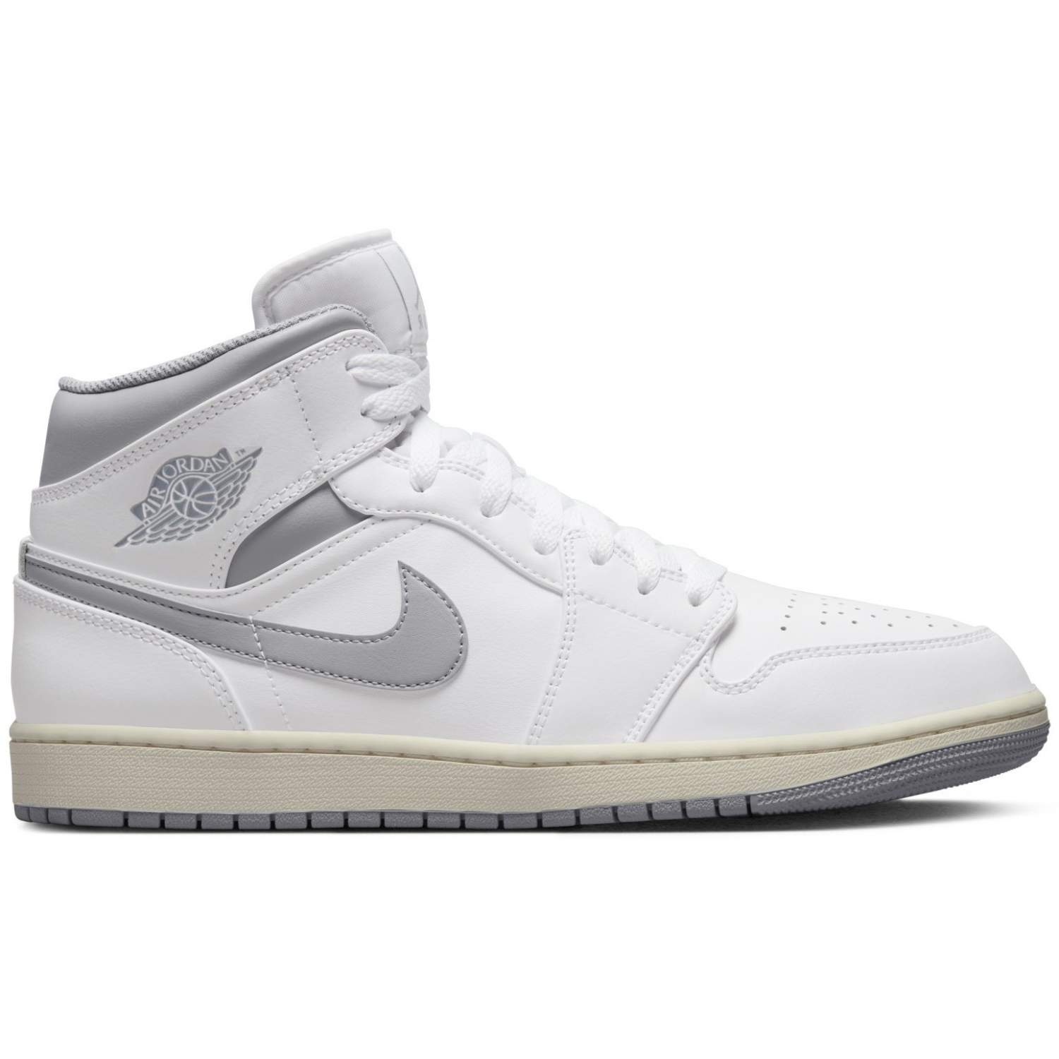 Nike air jordan 1 mid clearance white