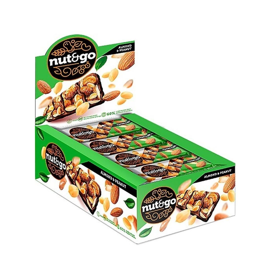 Батончик nut and go миндальный 34г. Батончик Almond Peanut nut go. NUTGO батончик миндальный 34 г. Батончик nut go миндаль производитель.