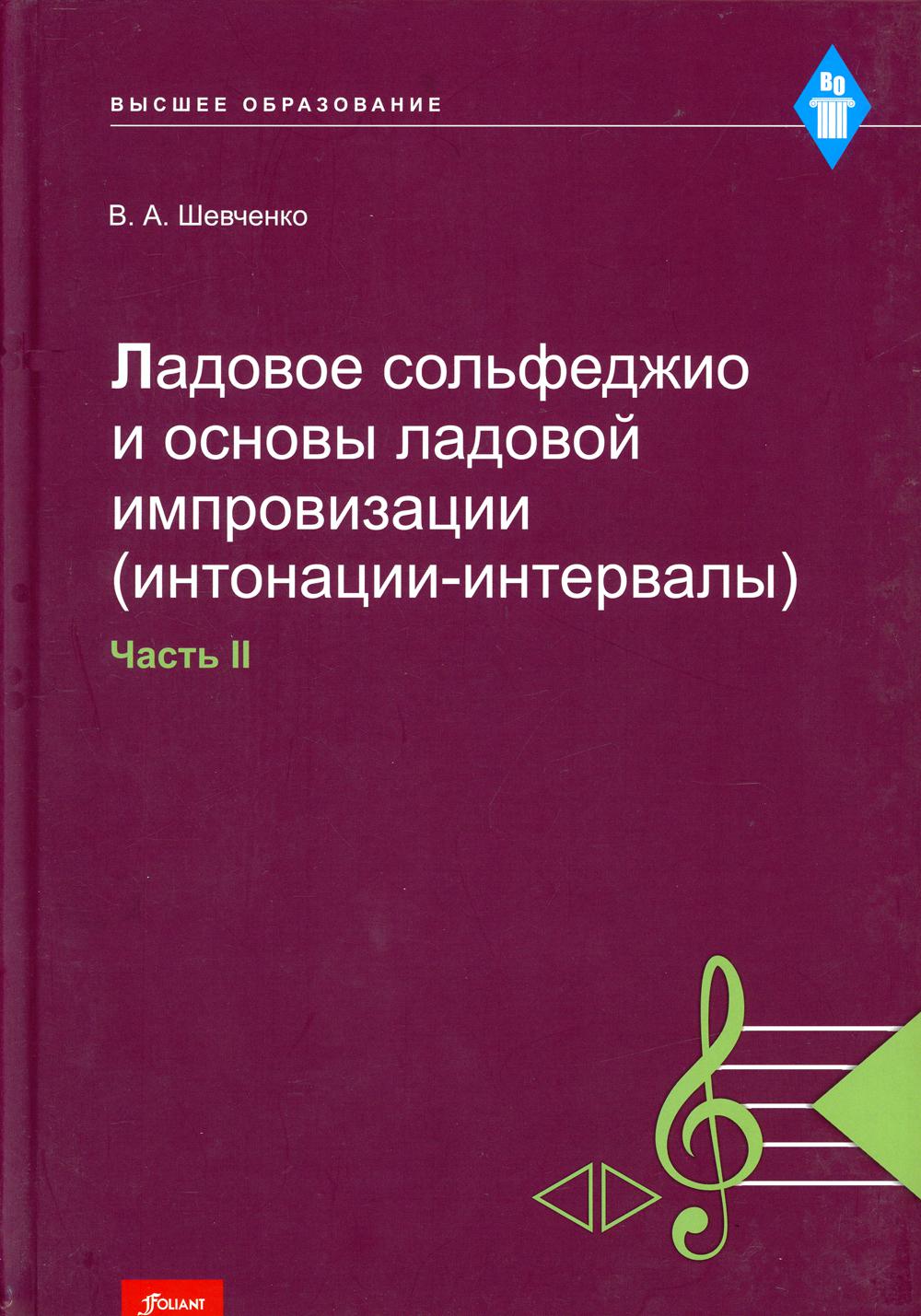 Ладовое сольфеджио и основы ладовой импровизации интонации интервалы