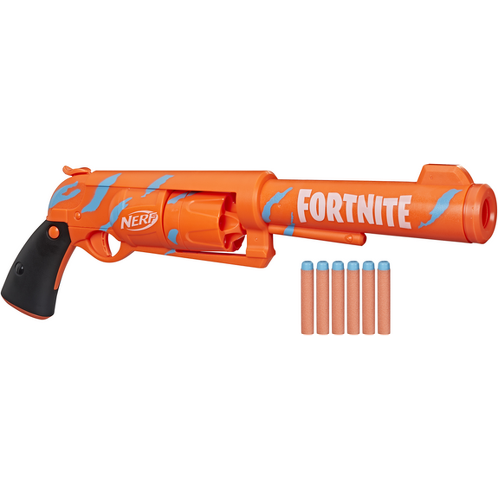 Купить бластер игрушечный Hasbro Nerf Фортнайт 6-SH F2678EU4, цены на  Мегамаркет