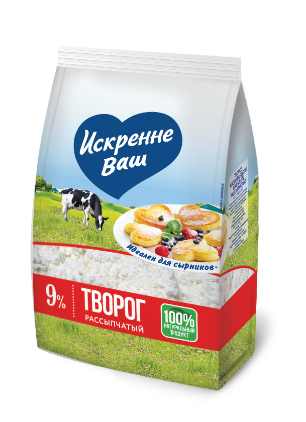 Калорийность творога (5%, 9% и обезжиренного) – таблица на 100 грамм