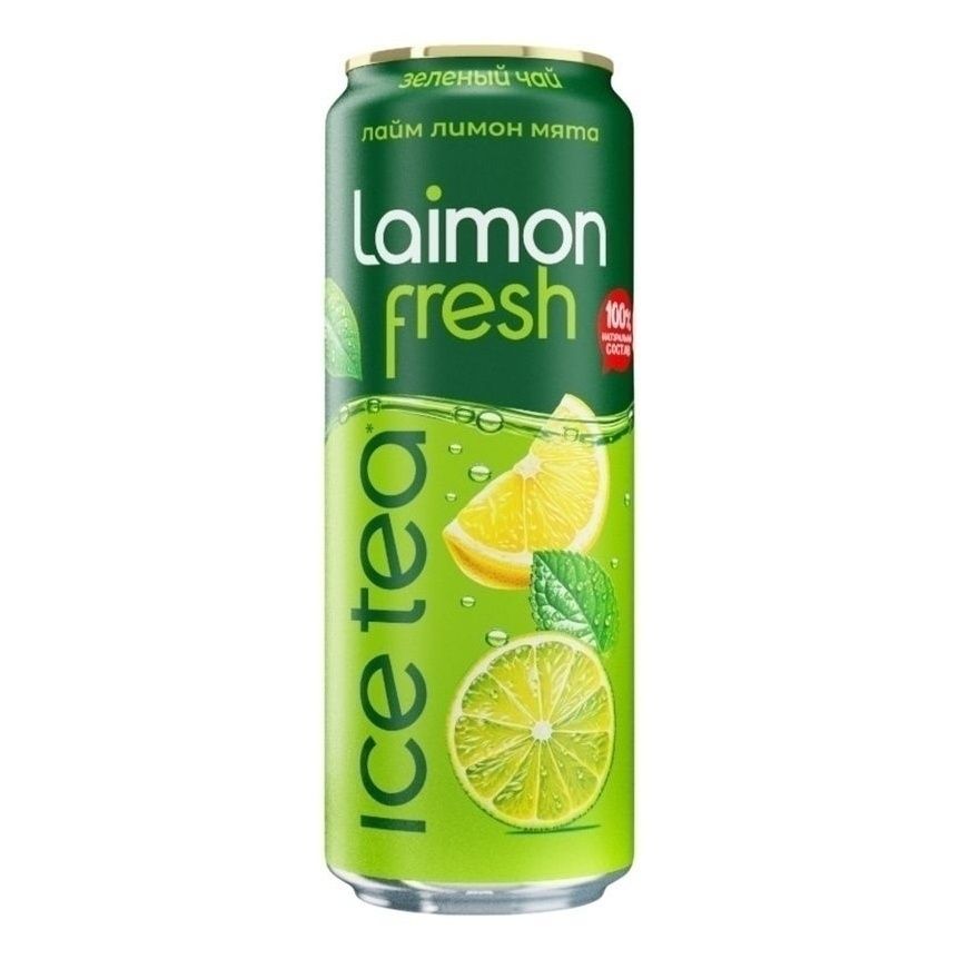 Laimon Fresh Купить напиток сокосодержащий Laimon fresh Зеленый чай лимон, лайм ...
