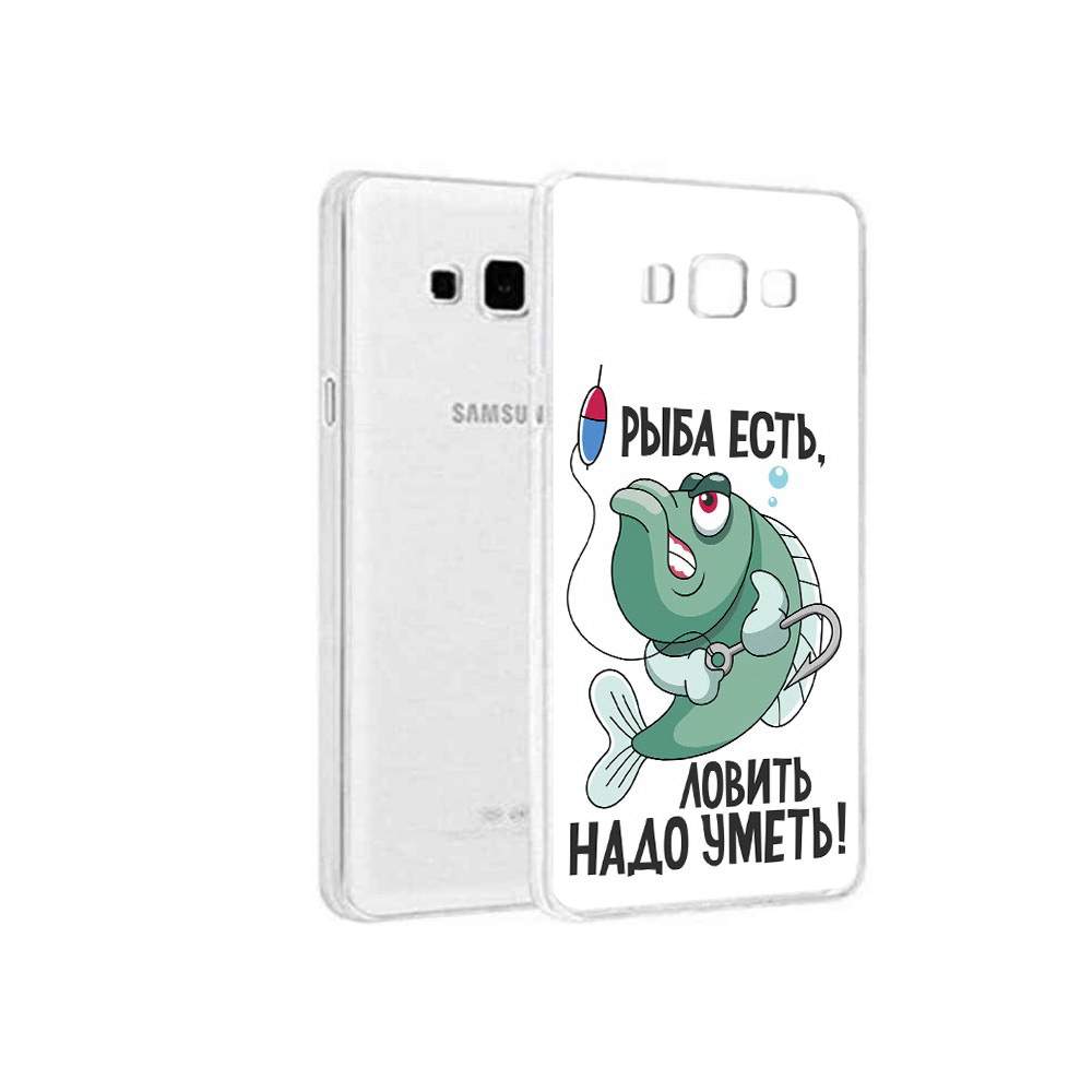 Чехол MyPads Tocco для Samsung Galaxy A8 Рыба есть ,ловить надо уметь,  купить в Москве, цены в интернет-магазинах на Мегамаркет