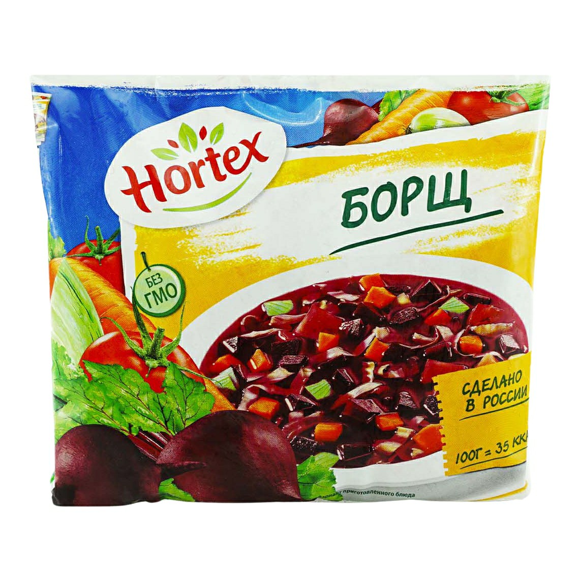 Смесь овощная Hortex Борщ замороженная 400 г - отзывы покупателей на  Мегамаркет | 100028799420